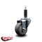 Service Caster 3'' Thermoplastic Rubber Wheel Swivel 1'' Expanding Stem Caster SCC-EX20S314-TPRB-1 - alternate 3